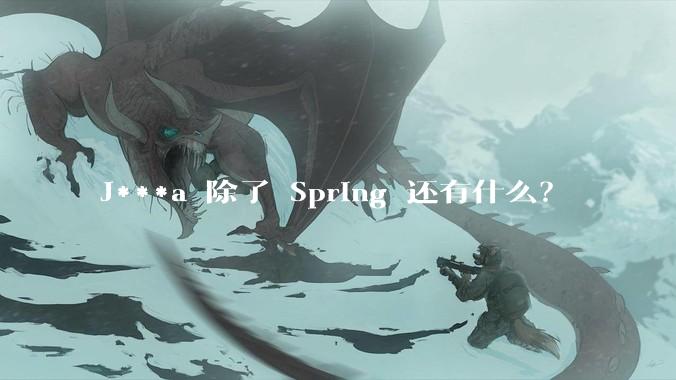 J***a 除了 Spring 还有什么？